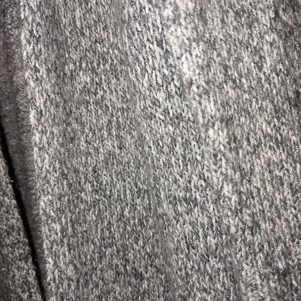 Apt 9 Open Front Charcoal Cardigan Size Large - Picture 4 of 6